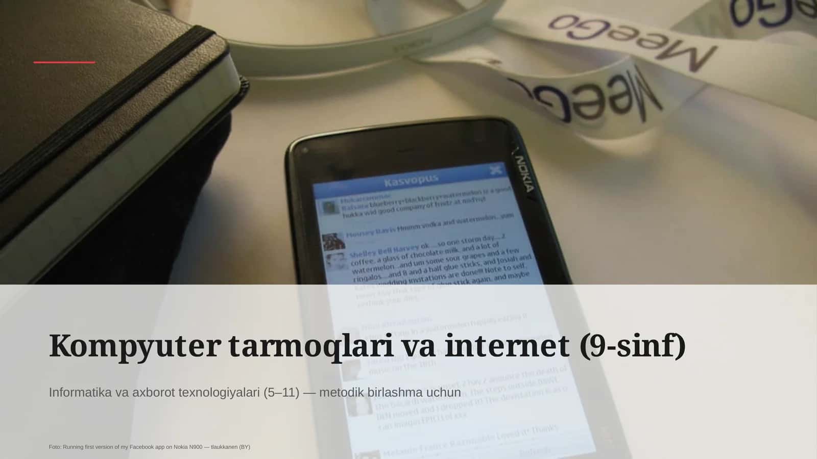 Kompyuter tarmoqlari va internet (9-sinf) 1