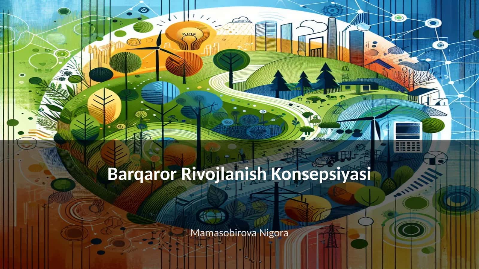 Barqaror Rivojlanish Konsepsiyasi 1