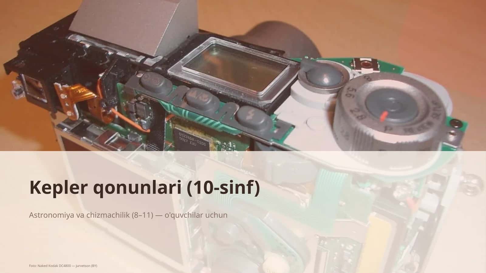 Kepler qonunlari (10-sinf) 1
