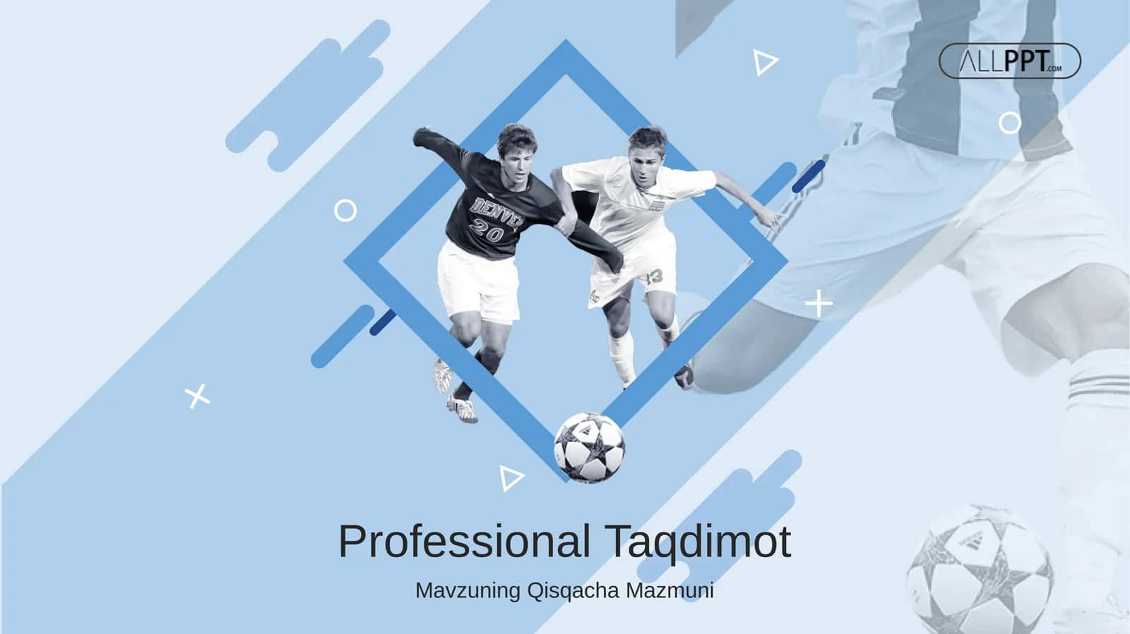 Soccer Sports Taqdimoti (43 Slayd) 1
