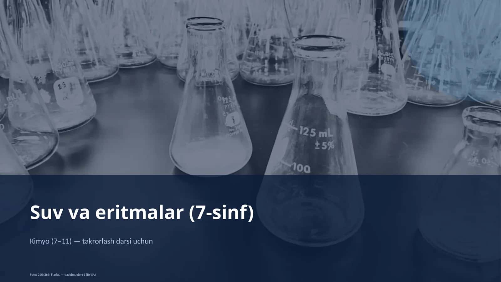 Suv va eritmalar (7-sinf) 1