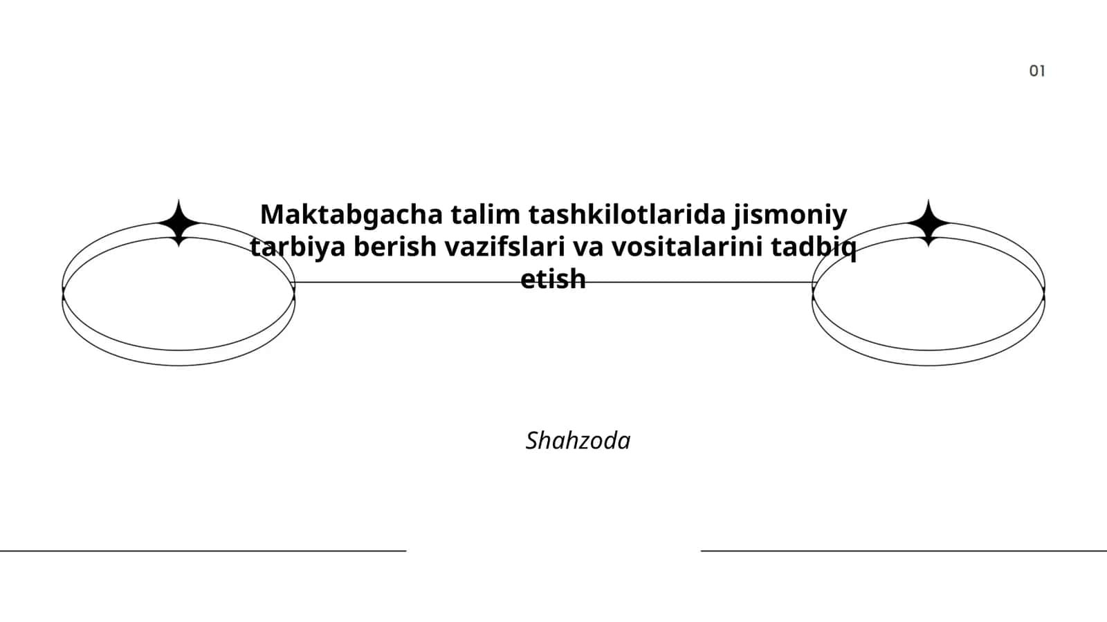 Maktabgacha talim tashkilotlarida jismoniy tarbiya berish vazifslari va vositalarini tadbiq etish Shahzoda 1