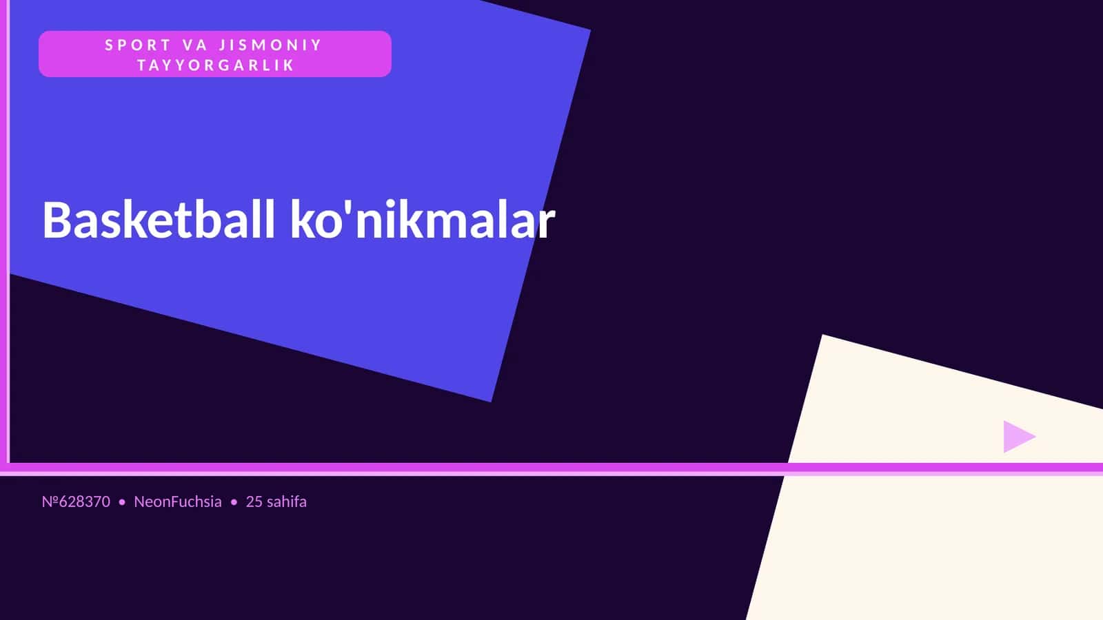 Basketball ko'nikmalar 1