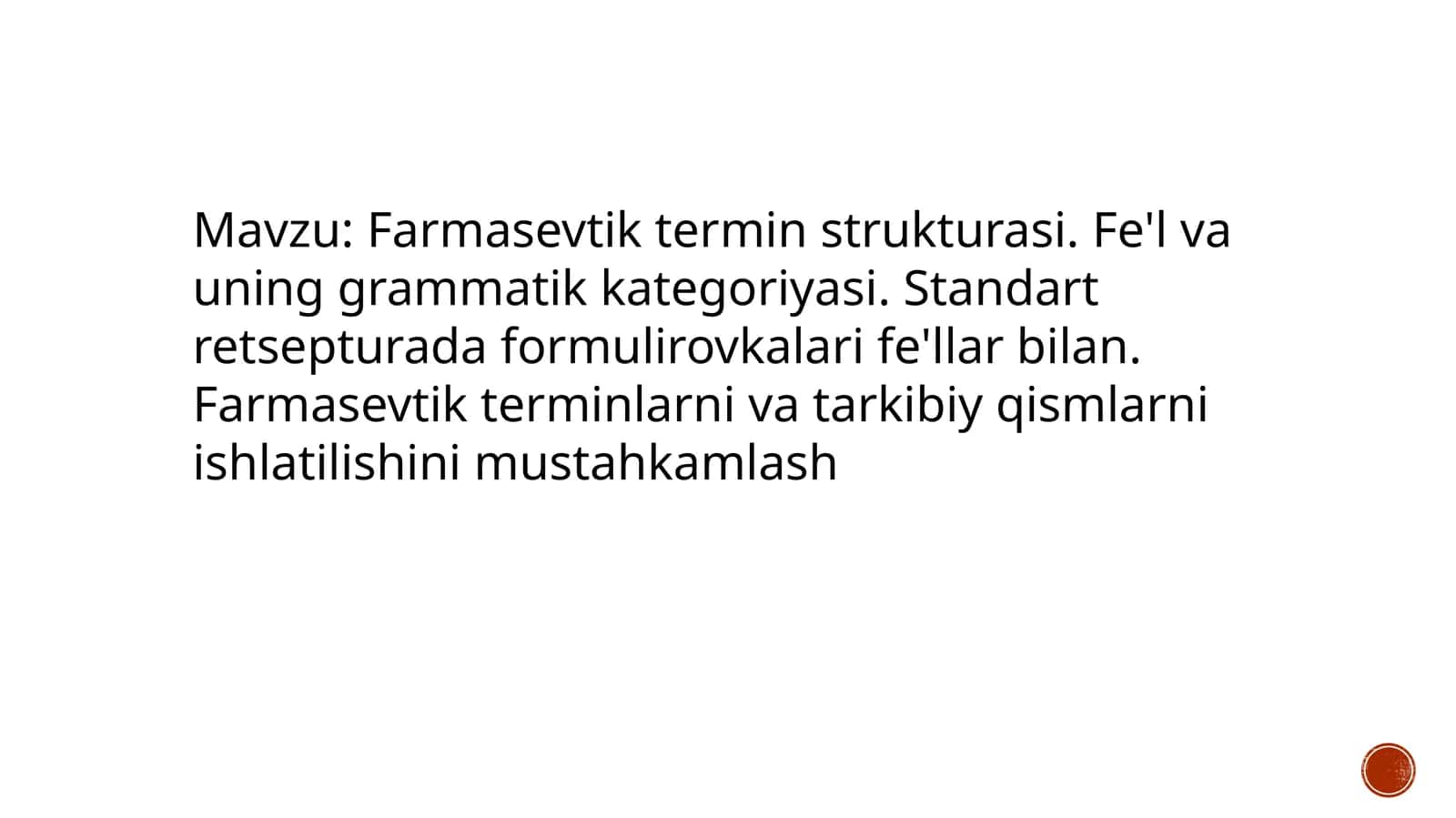 Farmasevtik termin strukturasi 1