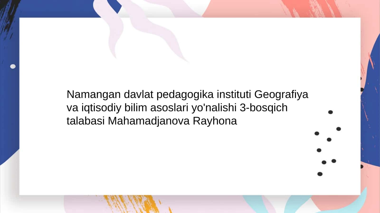 Fargʻona vodiysi va iqtisodiy bilim asoslari yo'nalishi 1