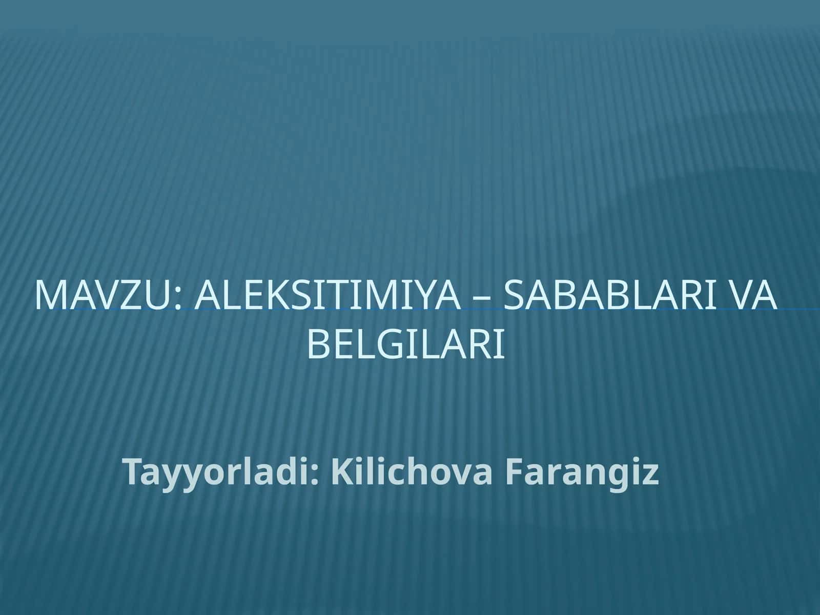 Aleksitimiya–SabablarivaBelgilari 1