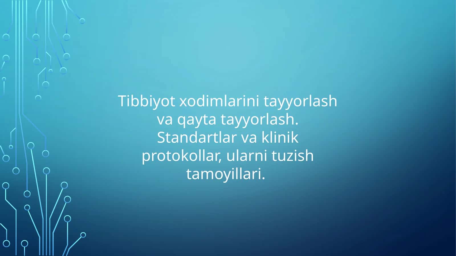 Tibbiyotxodimlarinitayyorlashvaqaytatayyorlash 1