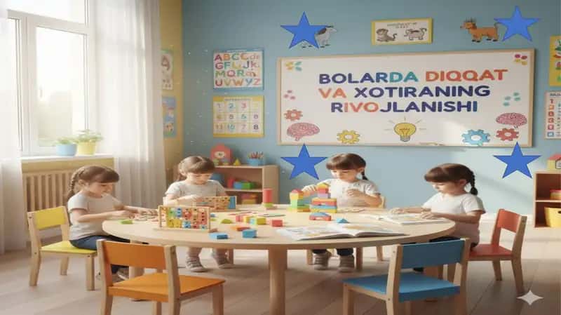 Bolalarda diqqat va xotiraning rivojlanishi 1