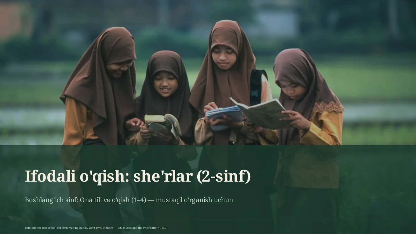 Ifodali o'qish: she'rlar (2-sinf) 1