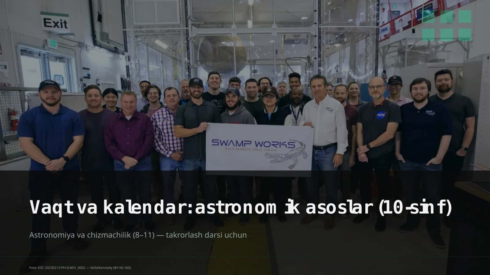 Vaqt va kalendar: astronomik asoslar (10-sinf) 1