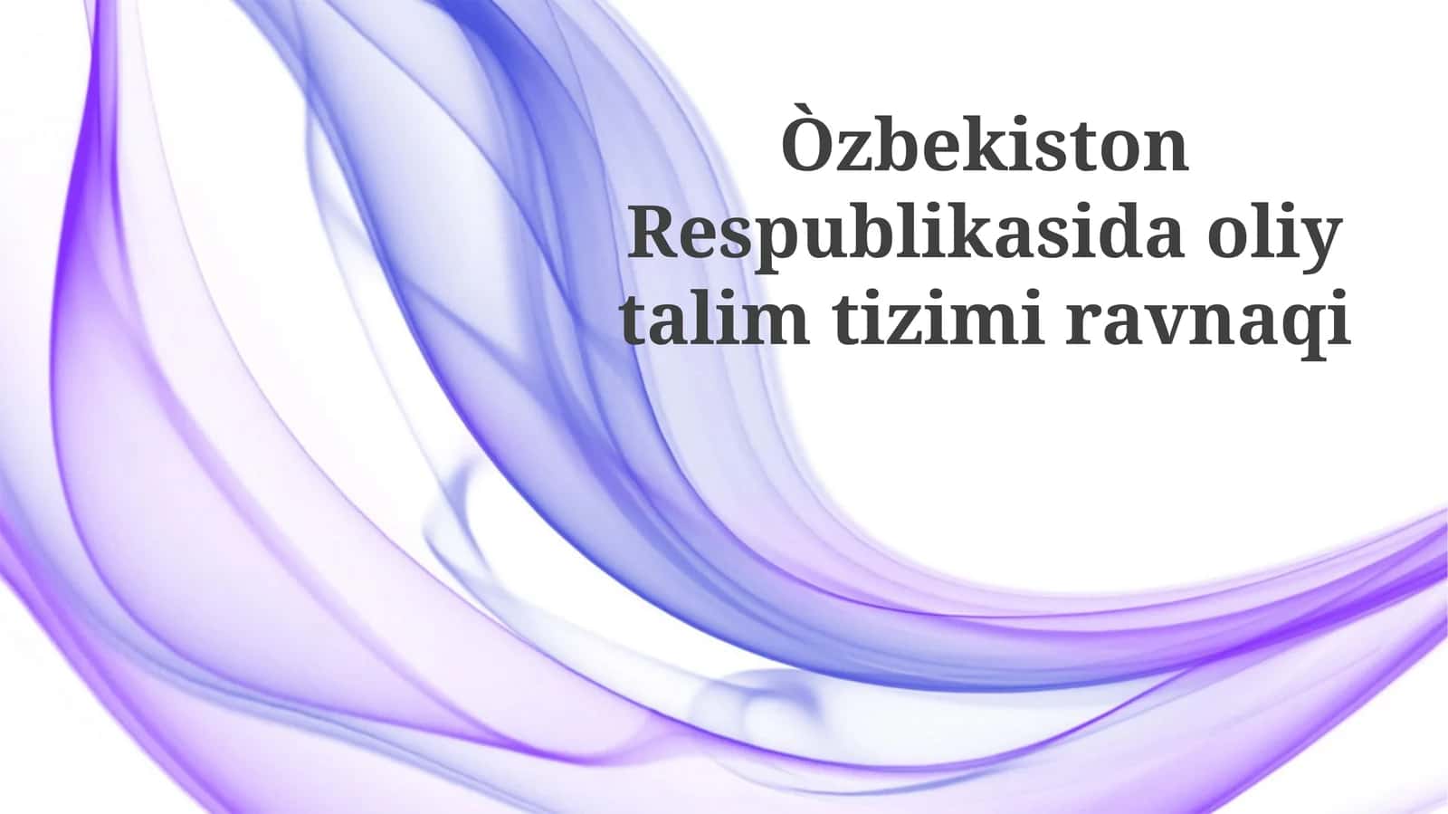 Sovet merosi va uning oqibatlari 1