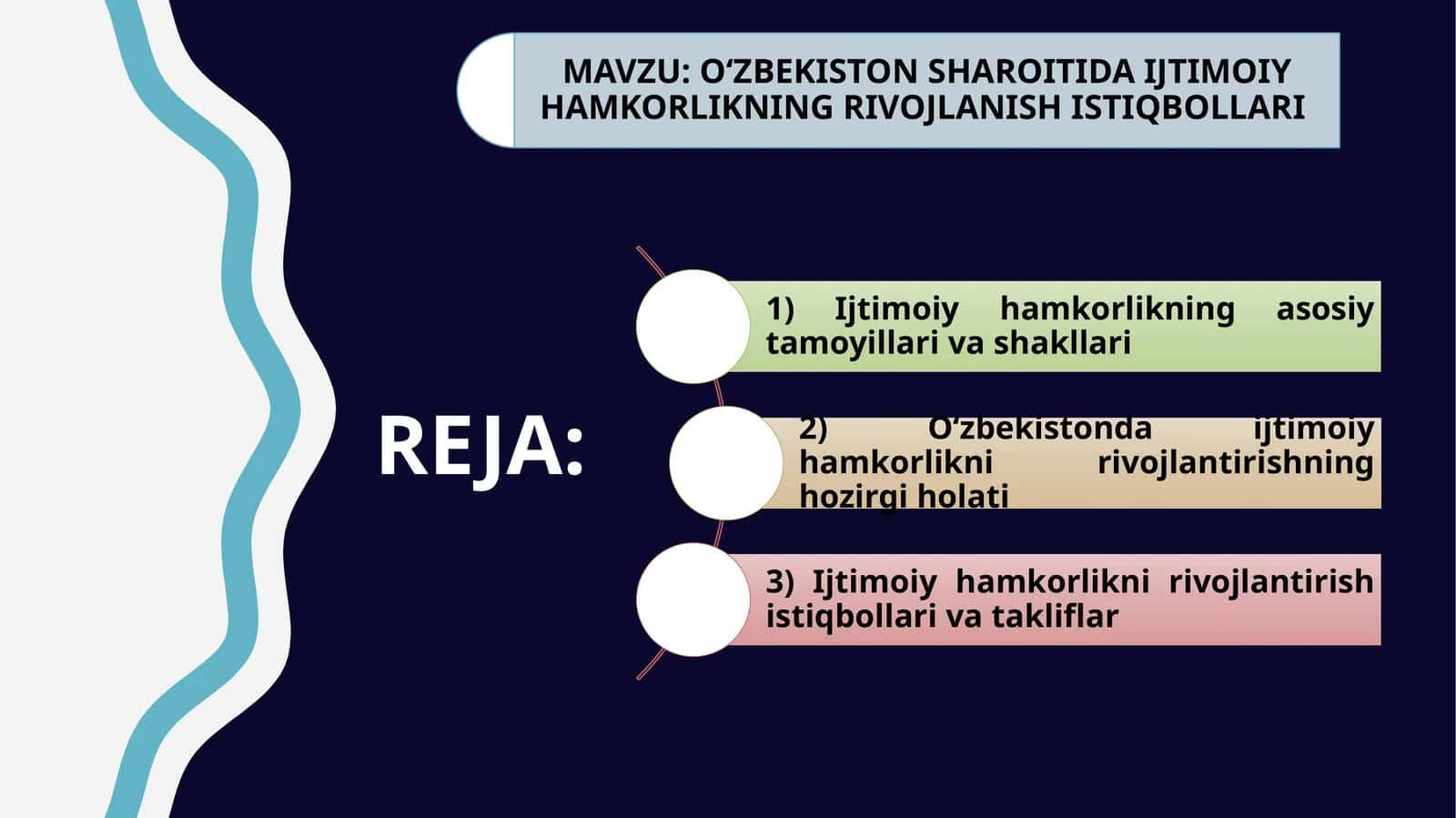 OʻZBEKISTON SHAROITIDA IJTIMOIY HAMKORLIKNING RIVOJLANISH ISTIQBOLLARI 1