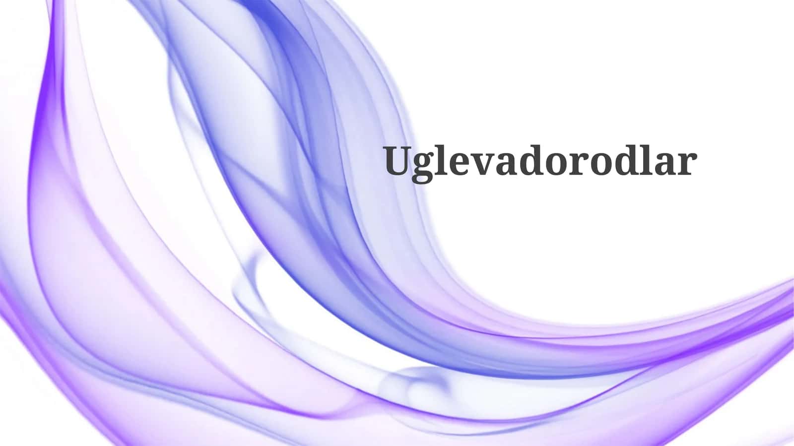 Uglevadorodlar 1