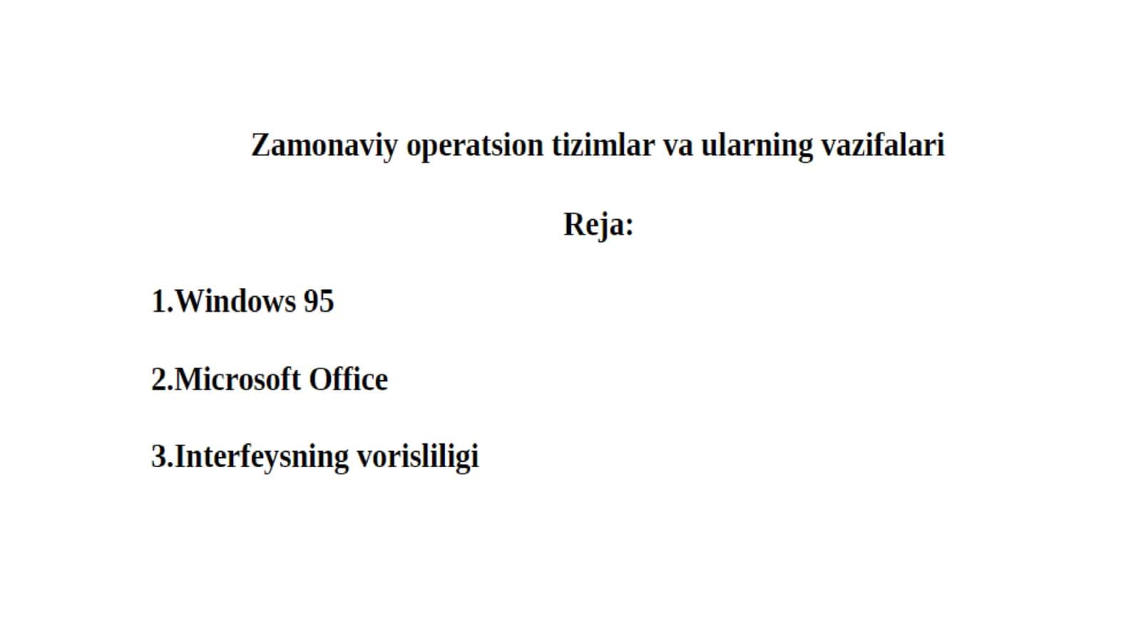 WINDOWS 95 1