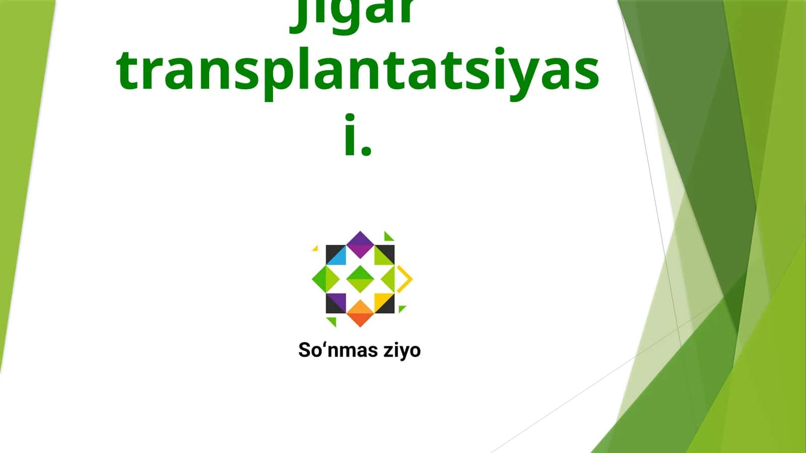 Jigar transplantatsiyasi 1