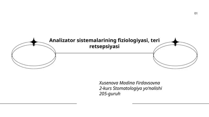 Analizator sistemalarining fiziologiyasi, teri retsepsiyasi 1