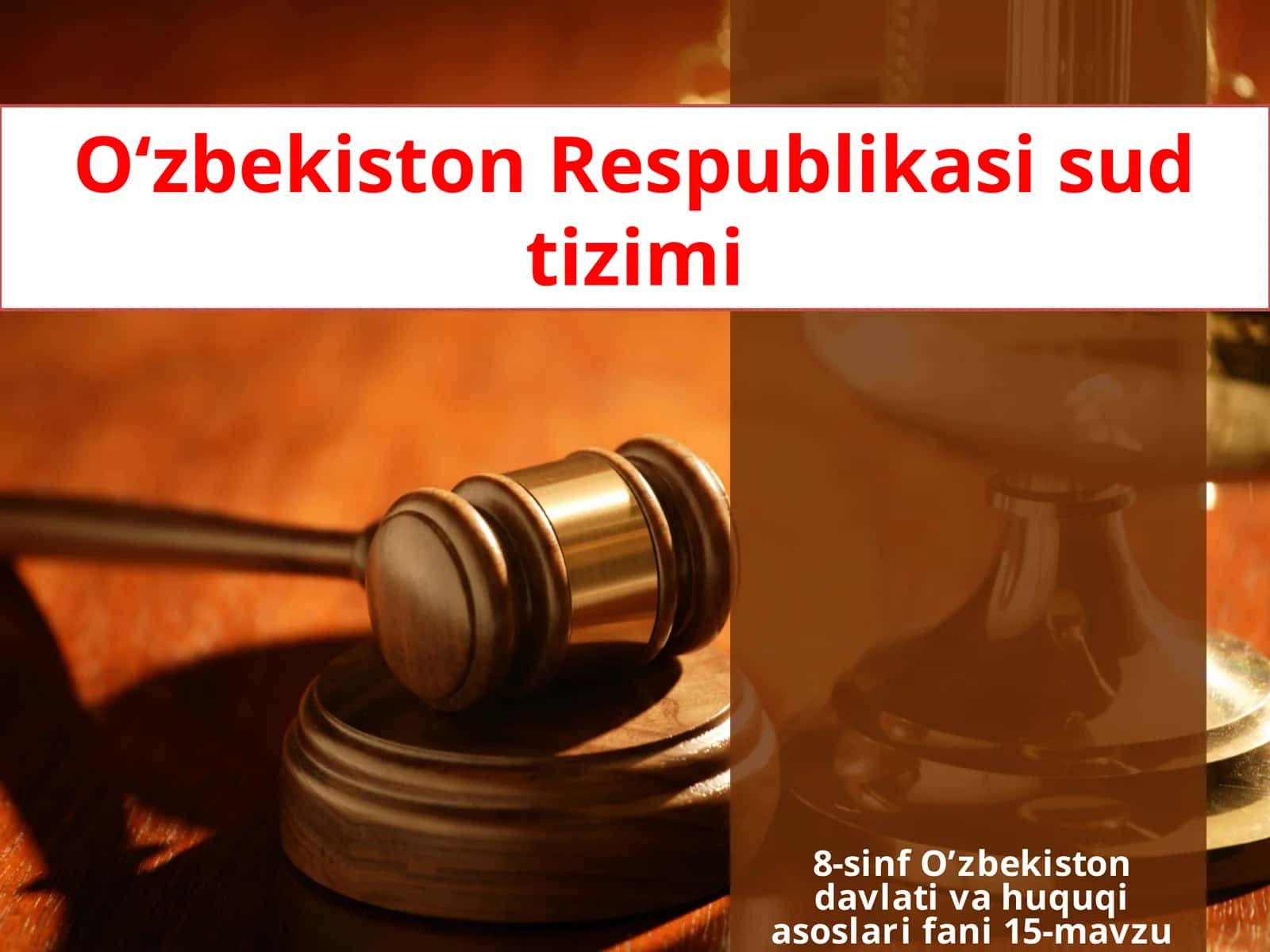 O‘zbekiston Respublikasi sud tizimi 1