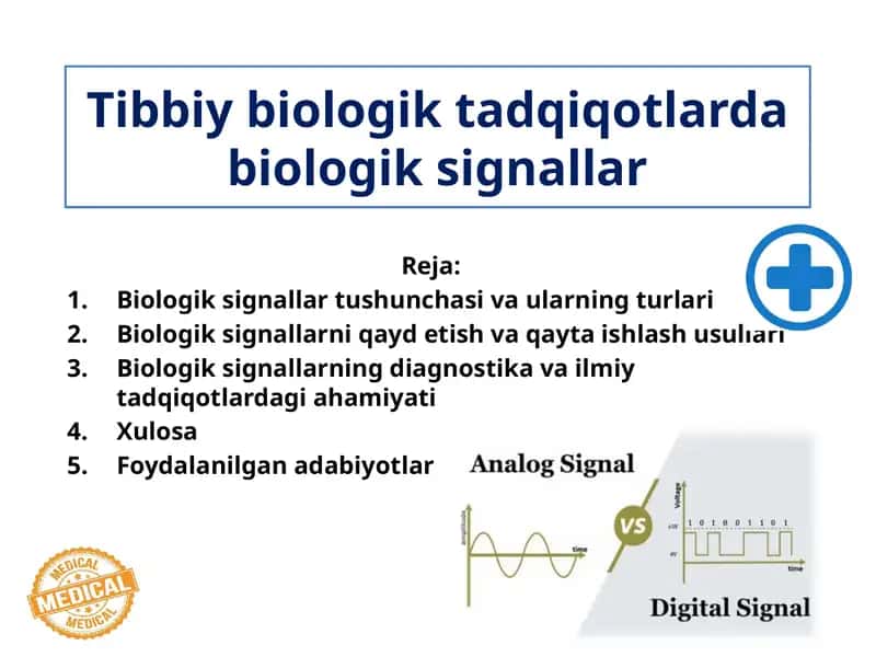 Biologik signallar 1