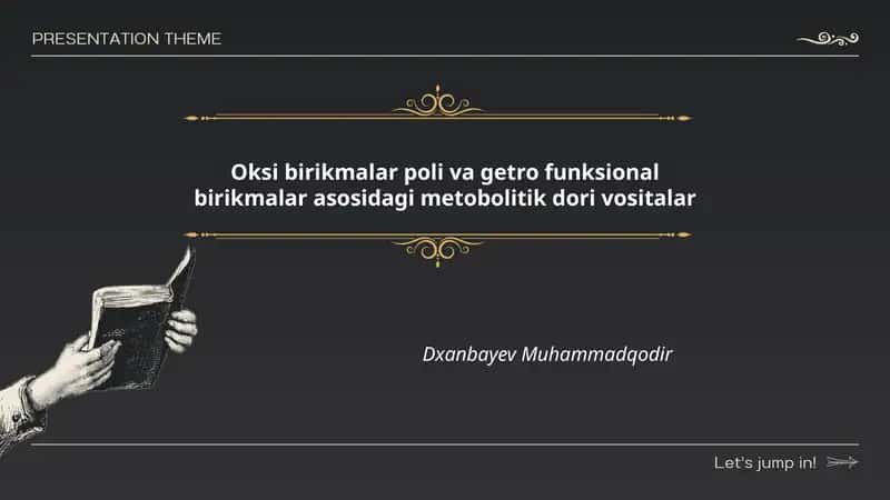 Oksi birikmalar poli va getro funksional birikmalar asosidagi metobolitik dori vositalar 1
