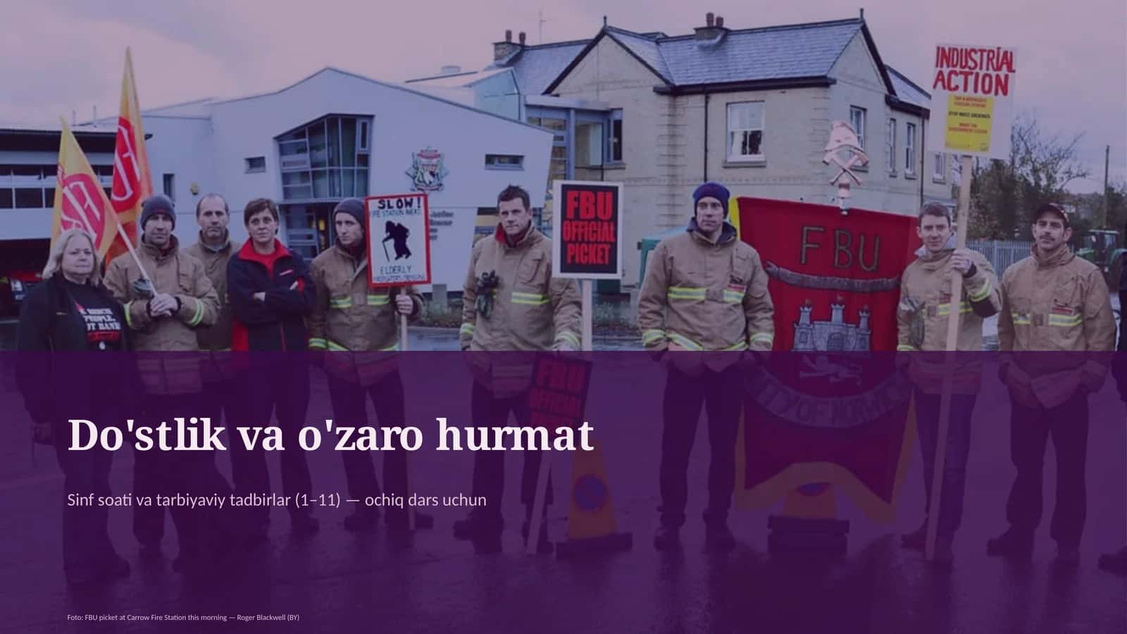 Do'stlik va o'zaro hurmat 1