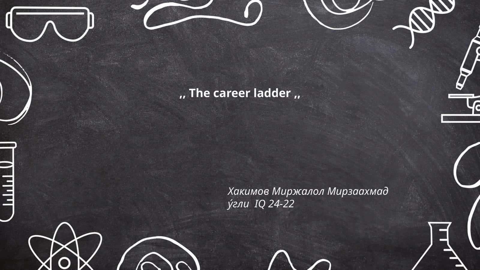 The career ladder 1