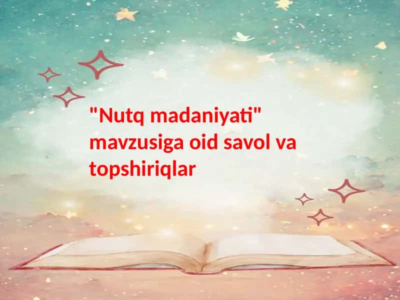 Nutq madaniyati 1