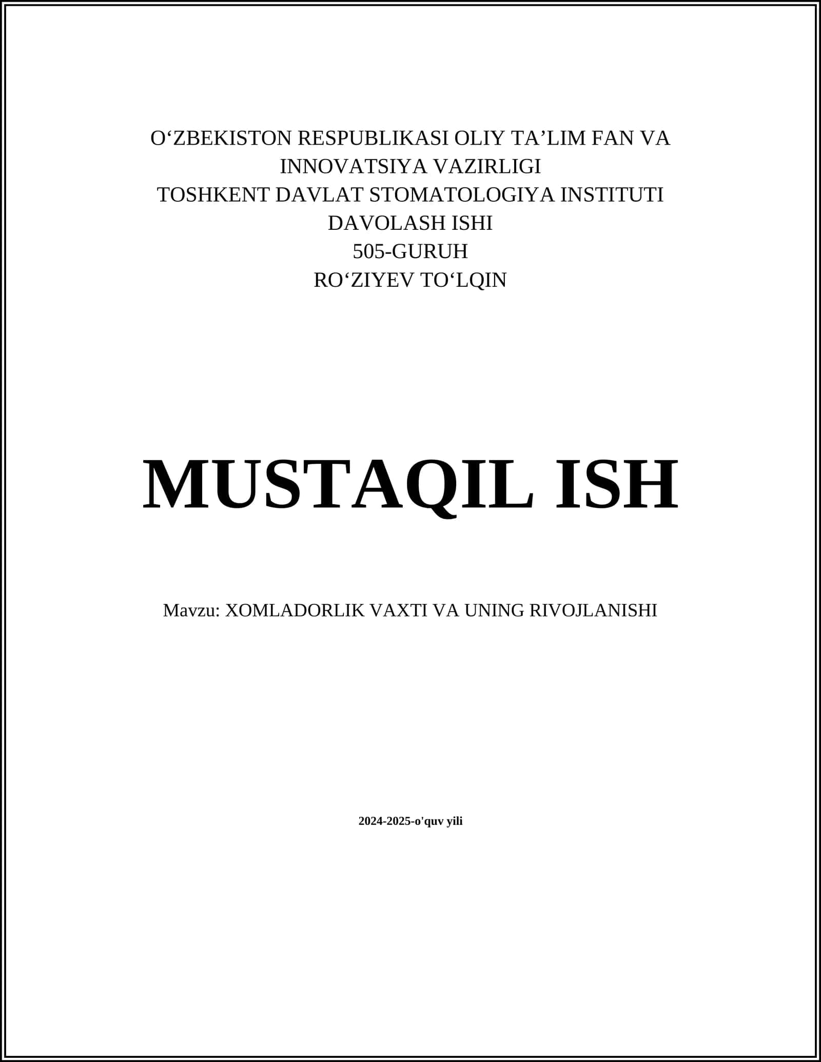 Xomiladorlikning biologik jarayonlari 1