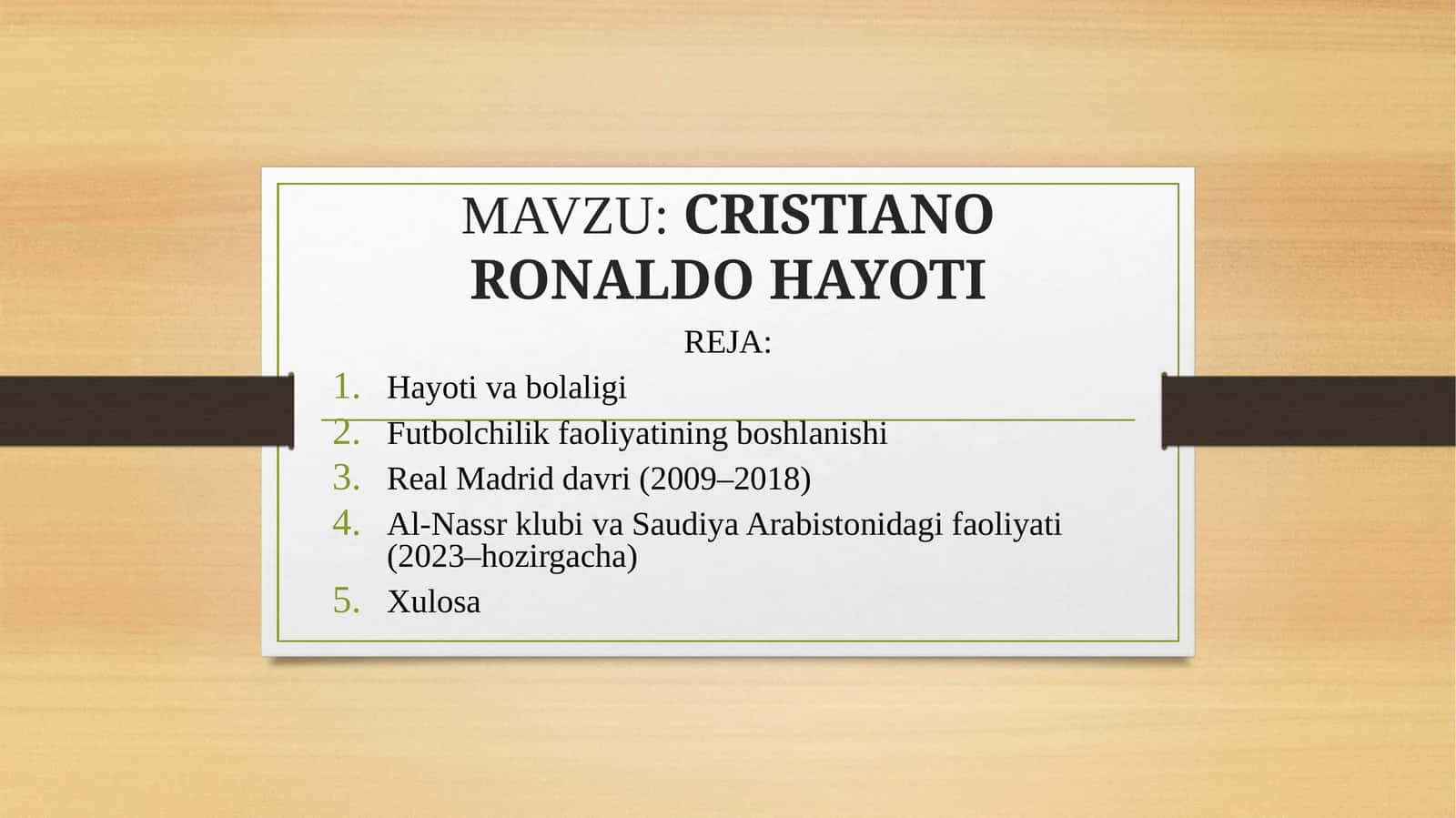 CRISTIANO RONALDO HAYOTI 1