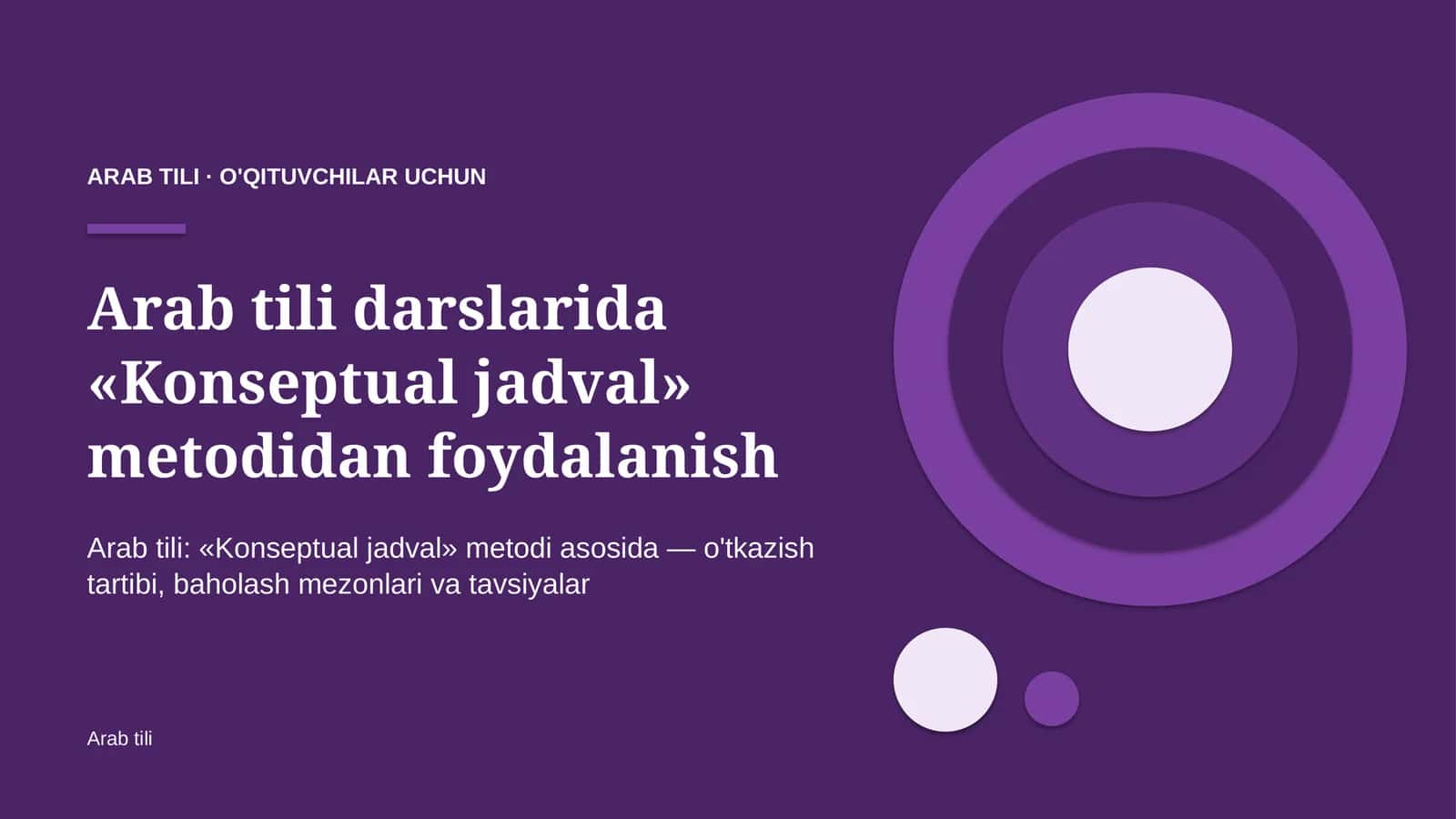 arab tili darslarida konseptual jadval metodidan foydalanish 4750 1