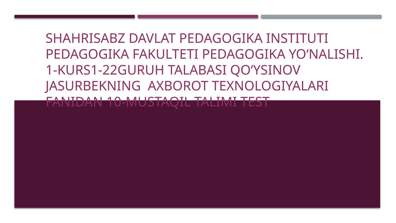 Masofaviy taʼlim haqida 1