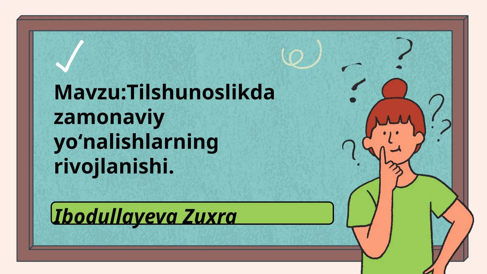 Tilshunoslikda zamonaviy yoʻnalishlarning rivojlanishi 1