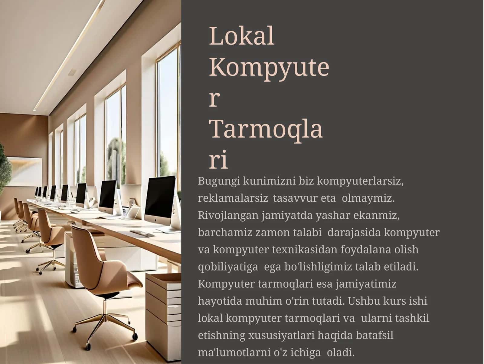 Lokal Kompyuter Tarmoqlari 1