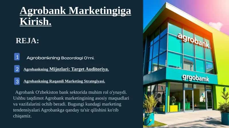 Agrobank Marketingiga Kirish 1