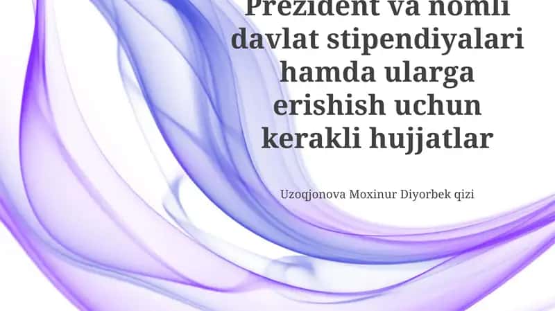 Zarur hujjatlar ro'yxati 1