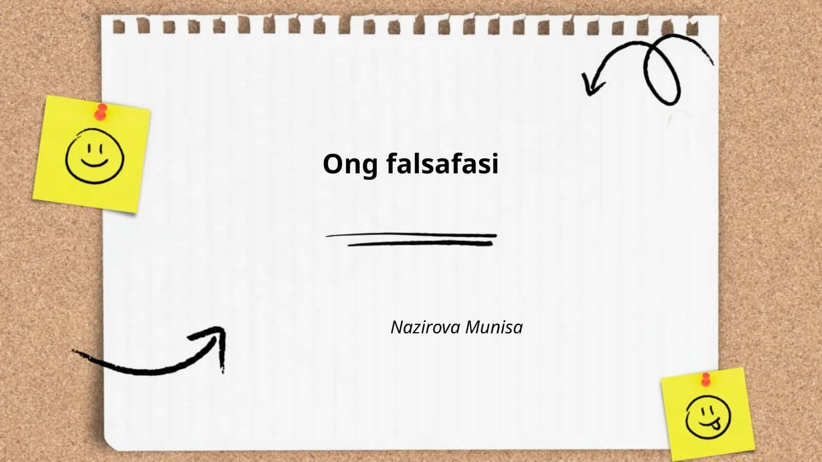 Ong falsafasi 1