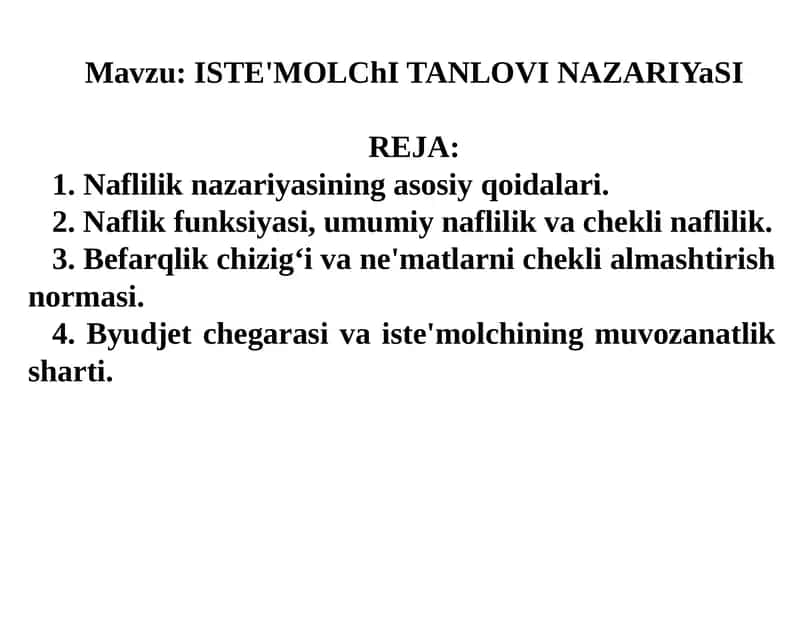 ISTE'MOLChITANLOVINAZARIYaSI 1