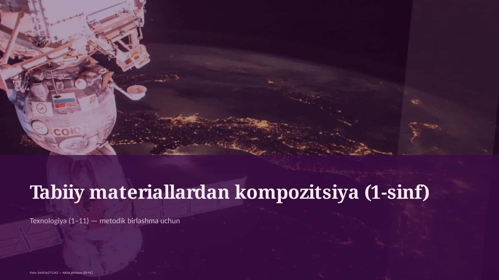 Tabiiy materiallardan kompozitsiya (1-sinf) 1