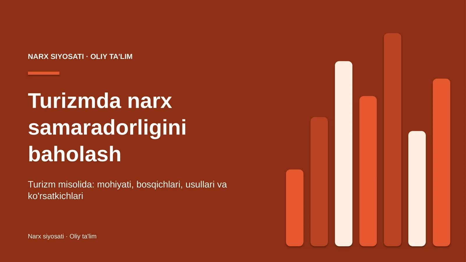 turizmda narx samaradorligini baholash 1902 1