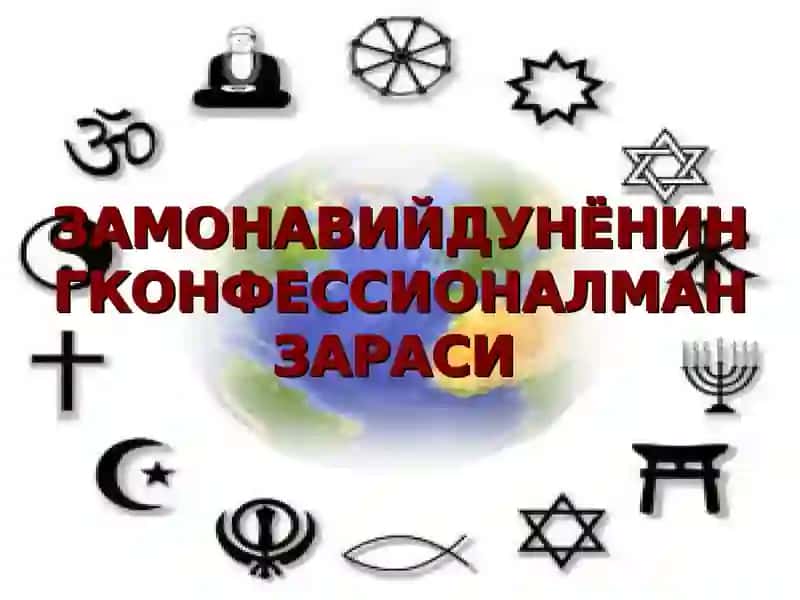 Замонавий дунёнинг конфессионал манзараси