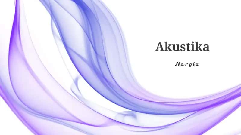 Akustika 1