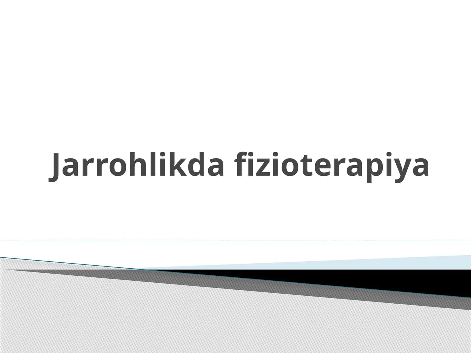 Fizioterapiya 1