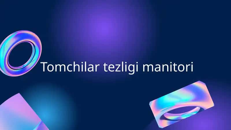 Tomchilar tezligi manitori 1