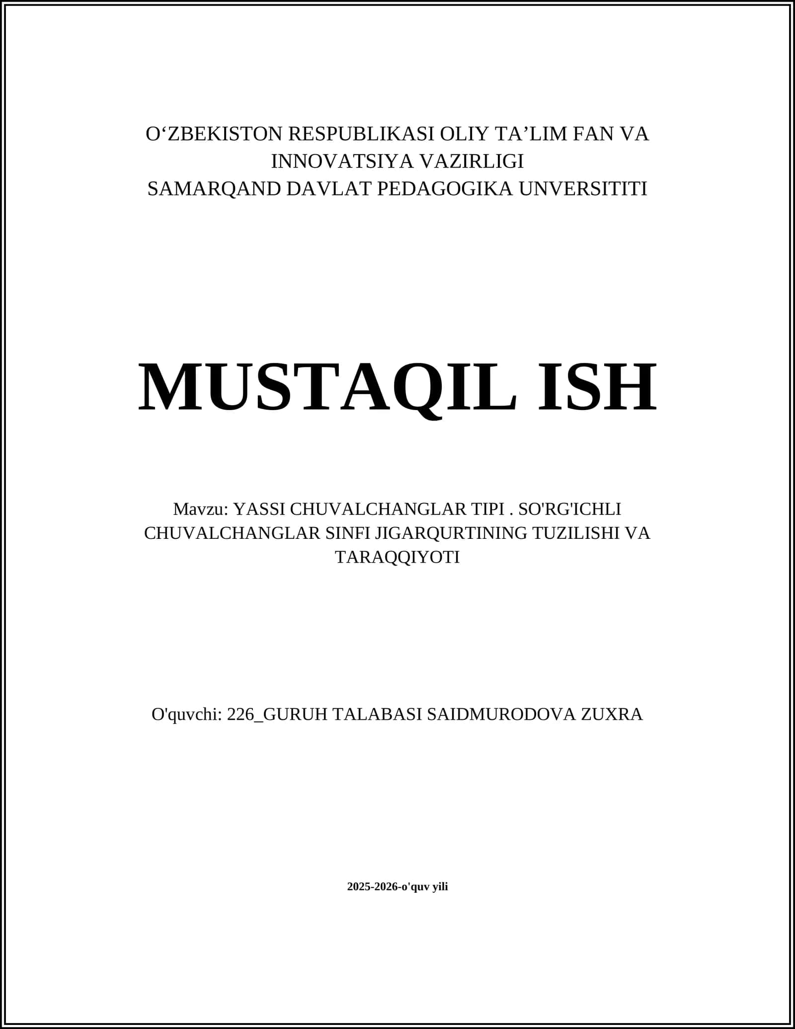 YASSI CHUVALCHANGLAR TIPI 1