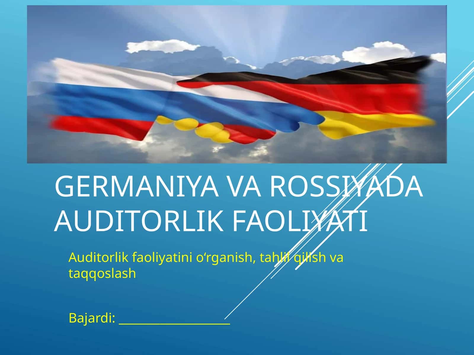 Auditorlik faoliyati 1