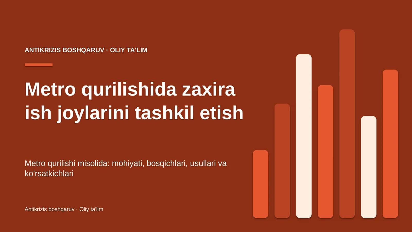 metro qurilishida zaxira ish joylarini tashkil etish 5856 1
