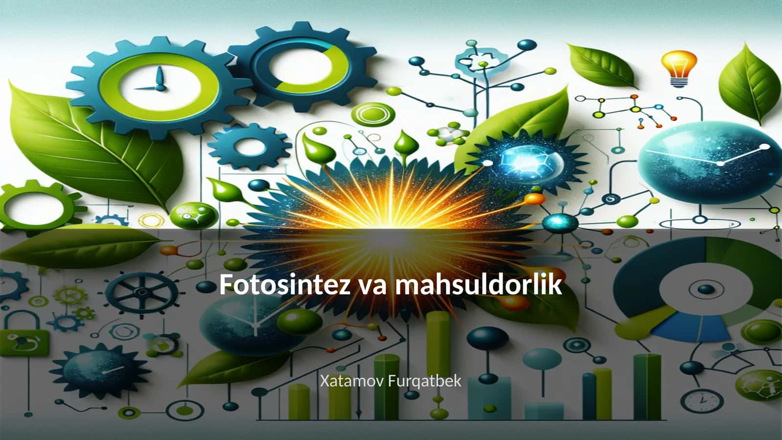 Fotosintez va mahsuldorlik 1