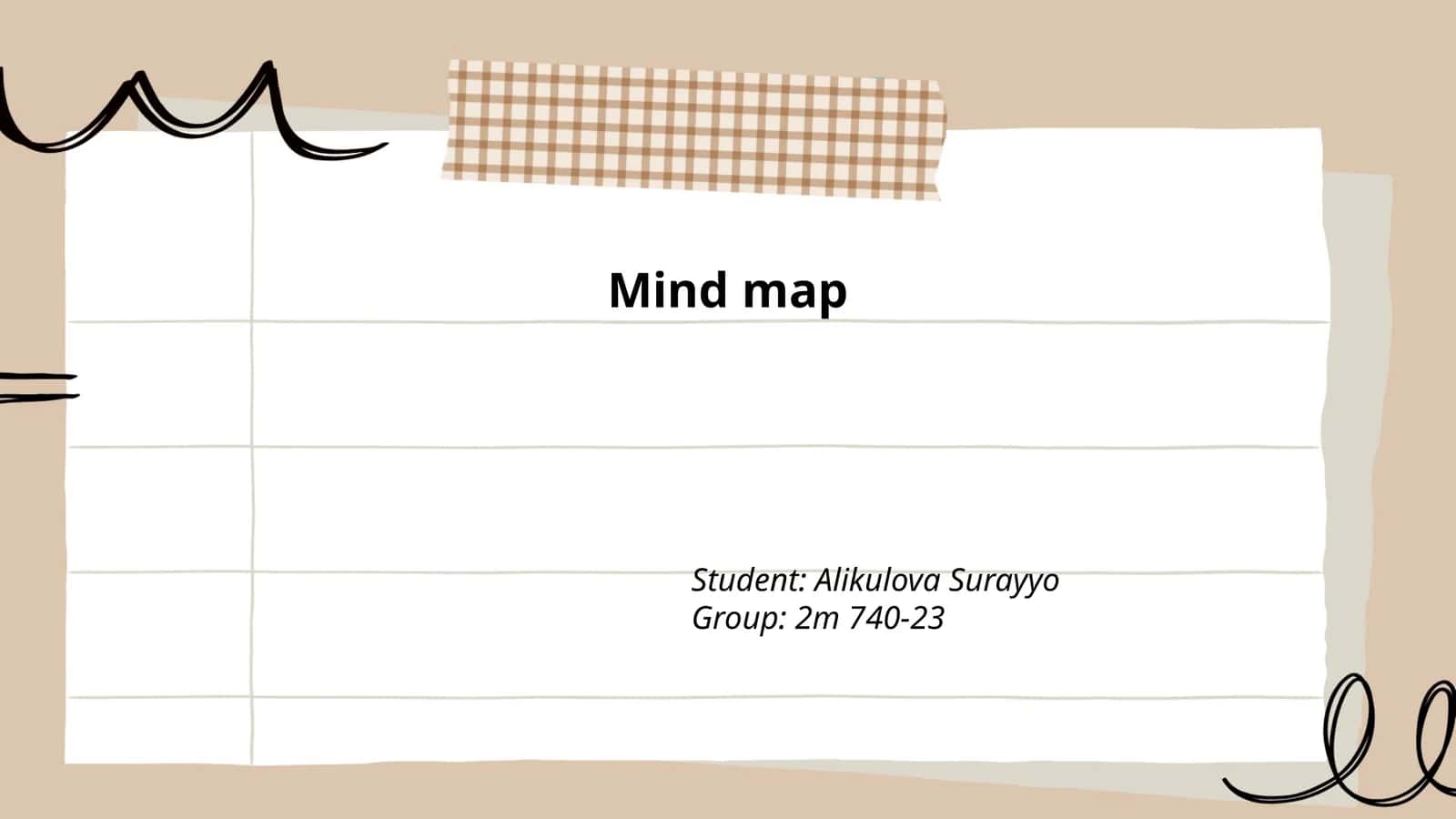 Mind map 1