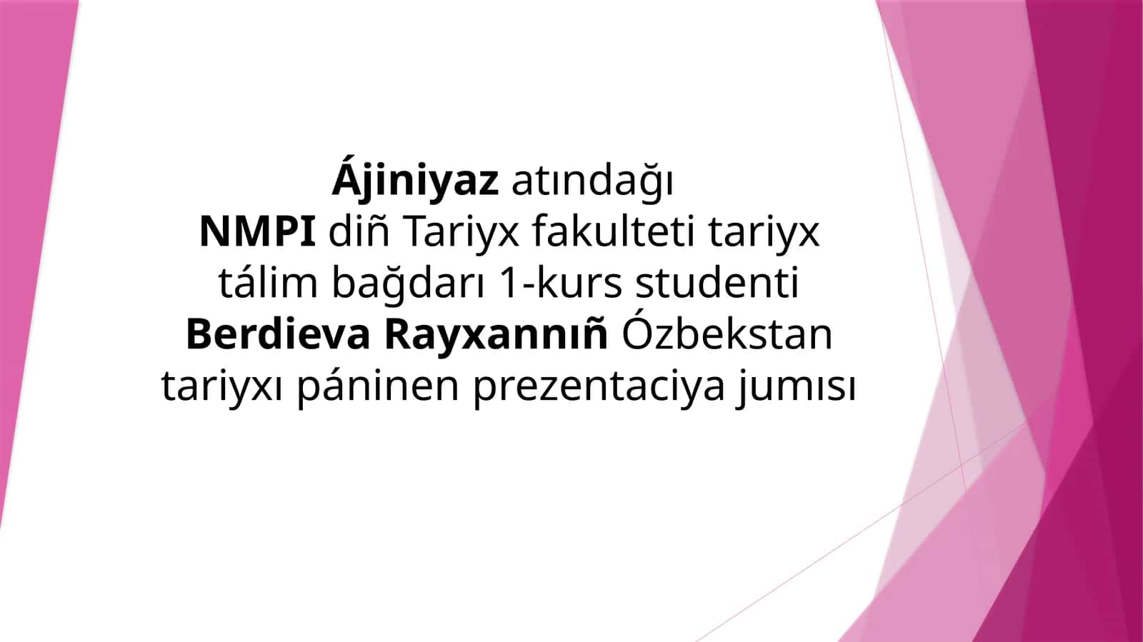 IV-VI ásirlerde Orta Aziya tariyxında belgilik óshpeli qáwimlerden quralǵan: Eftalitler, Kidariyler, Xioniyler mámleketleri tariyxı, Túrk qaǵanlıǵı rawajlanıwı 1