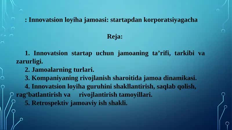 Innovatsion loyihajamoa 1