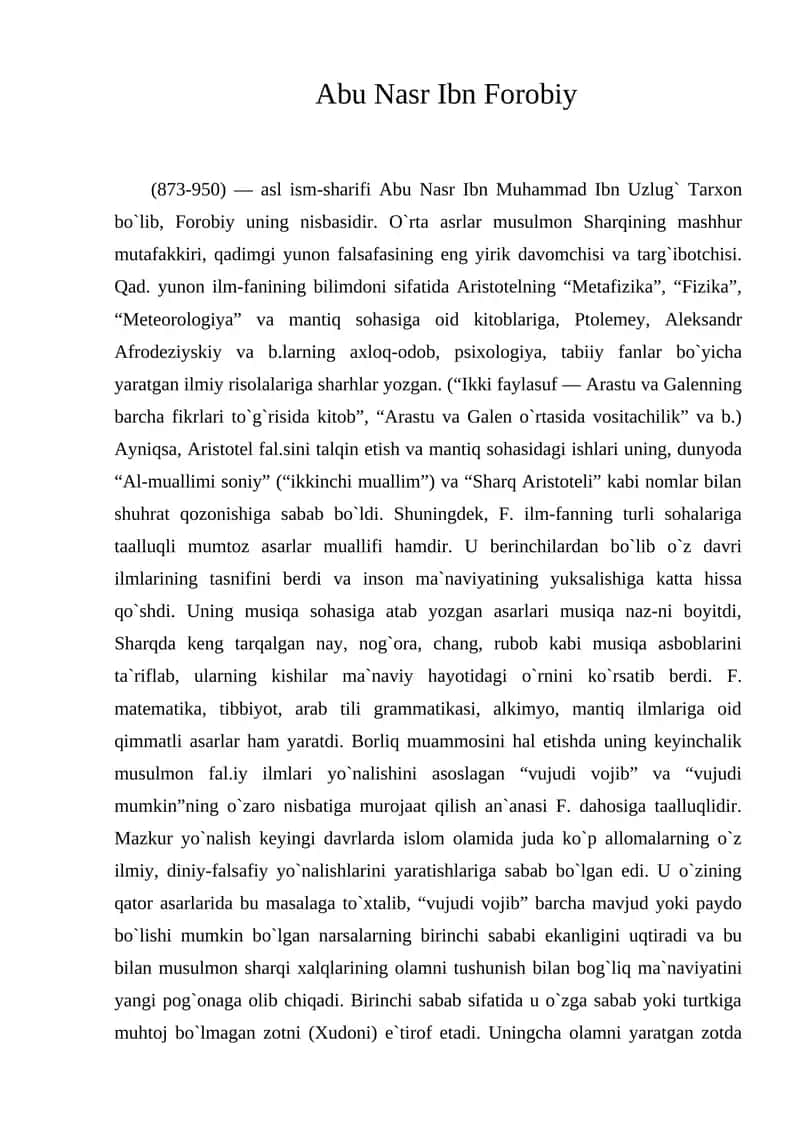 Abu Nasr Ibn Forobiy 1